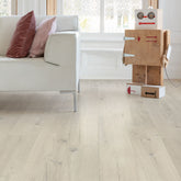 Cotton Oak White Blush Vinyl Flooring (AVMPU40200) Bloom Collection Quick-Step