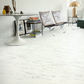 Marble Carrara White Vinyl Flooring (AVSTT40136) Oro Base Range Quick Step