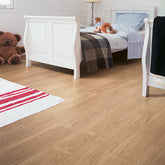 White Varnished Oak Laminate Flooring (EL915) By Quick Step