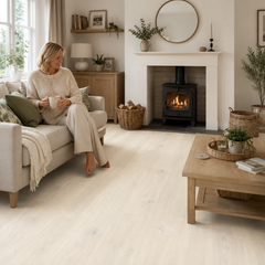 Charlotte Oak White Laminate Flooring (CRH3178) Creo Range By Quick-Step