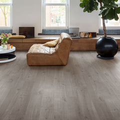 Cotton Oak Cozy Grey Vinyl Flooring (AVMPU40202) Bloom Collection Quick-Step