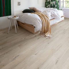 Cotton Oak White Blush Vinyl Flooring (AVMPU40200) Bloom Collection Quick-Step