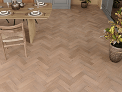 Hainault Engineered Oak Herringbone Flooring By Canopy Flooring