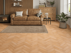 Heysham Engineered Herringbone Oak Flooring By Canopy Flooring