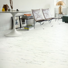 Marble Carrara White Vinyl Flooring (AVSTU40136) Oro Range Quick Step