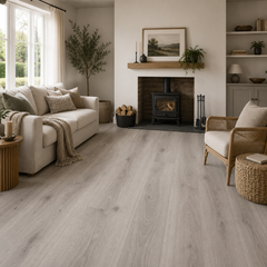 Misty Oak Laminate Flooring (ELT258AP) Elka 12 4V Aqua-Protect By Quick-Step