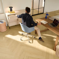Nutmeg Oak Herringbone Laminate Flooring (IMD8243) Impressive Design By Quick-Step