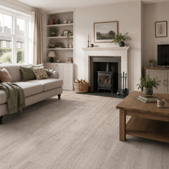 Pebble Oak Laminate Flooring (ELV183AP) Elka 8 4V Aqua-Protect By Quick-Step