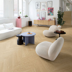 Pure Oak Blush Herringbone Vinyl Flooring (AVHBU40359) Quick-Step