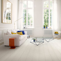 Painted Oak White Laminate Flooring (SIG4753) – Capture Range By Quick Step
