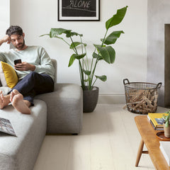 Painted Oak White Laminate Flooring (SIG4753) – Capture Range By Quick Step