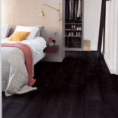 Painted Oak Black Laminate Flooring (SIG4755) – Capture Range By Quick Step