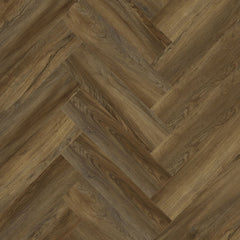 Texas Oak Dark Brown 82871 Vinyl Flooring (VFHBU40374) Herringbone Unizip