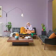 ottage Oak Natural Vinyl Flooring (AVSPT40025) Blos Base Range Quick-Step