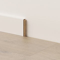 Clickable White Medium Skirting 126 (SFPSKCLICKWHITE126) By Quick Step